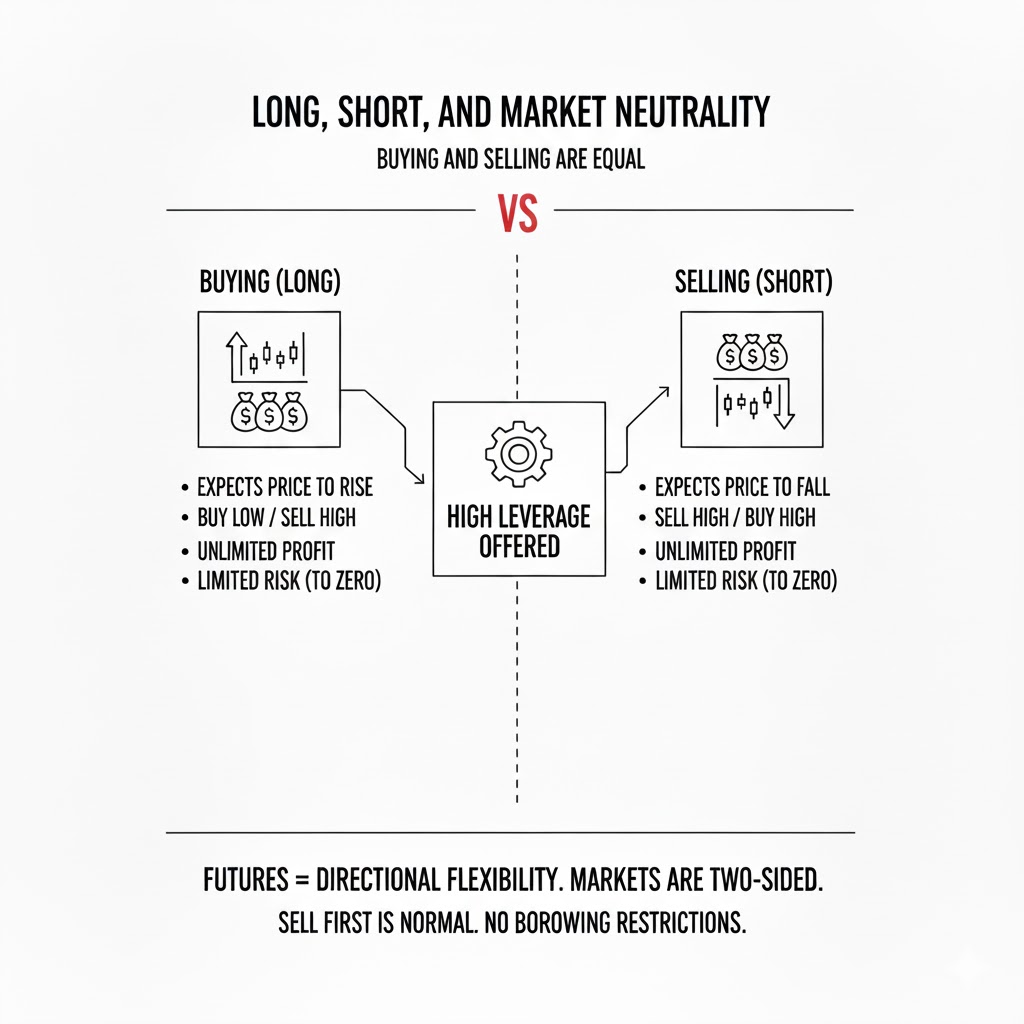Buying and selling are equal