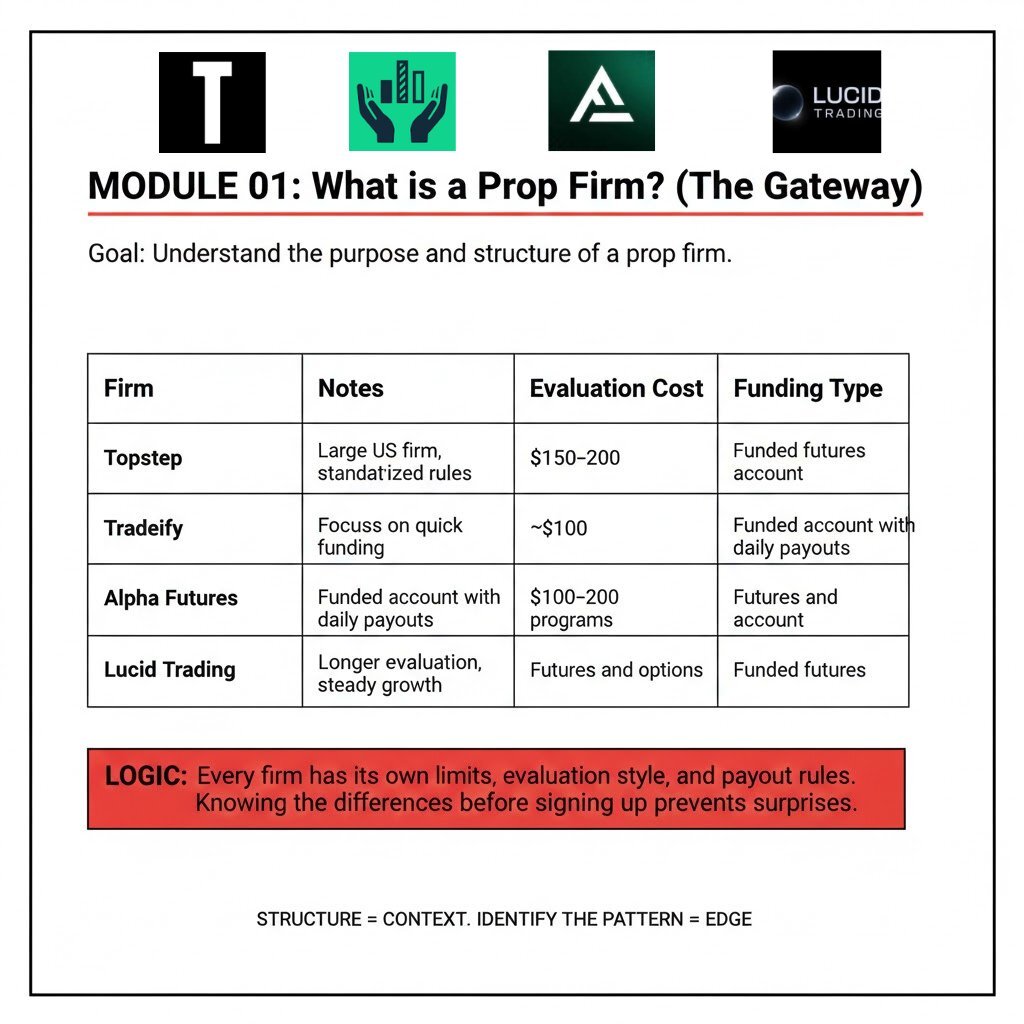 Popular prop firms comparison