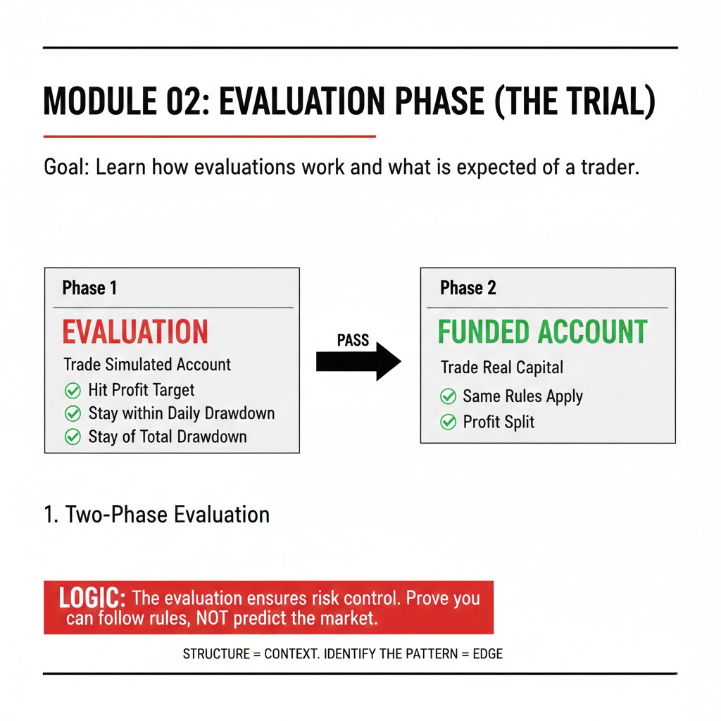 Two-phase evaluation process
