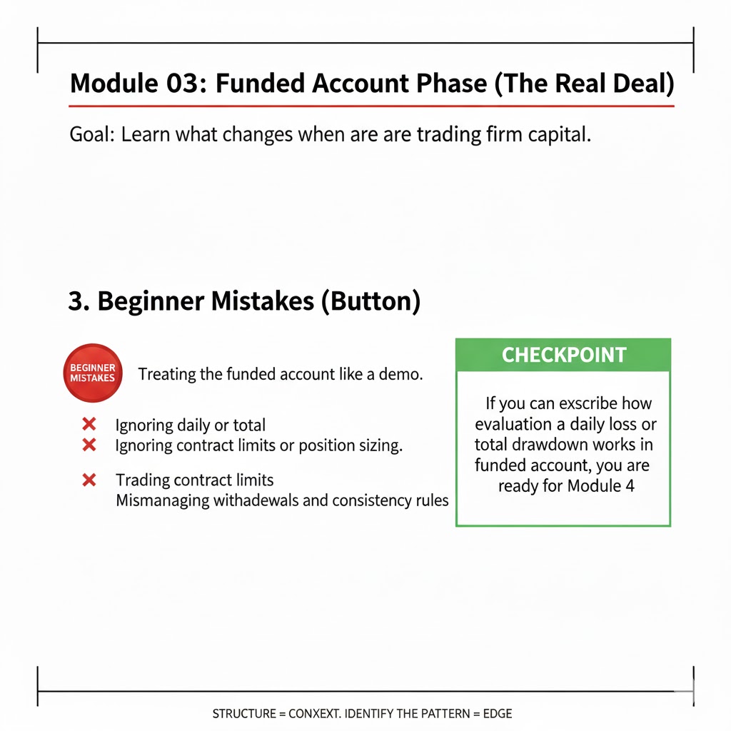 Funded account mistakes to avoid