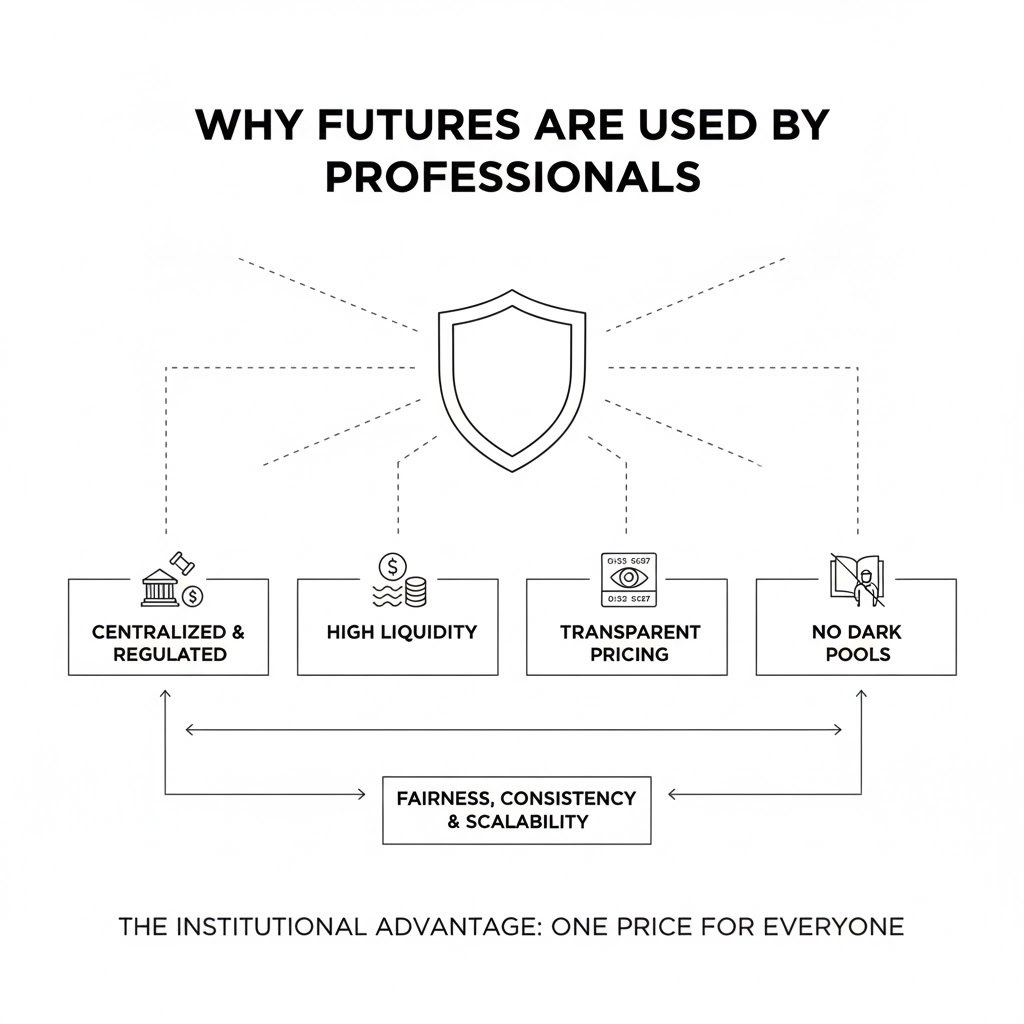 Why professionals use futures