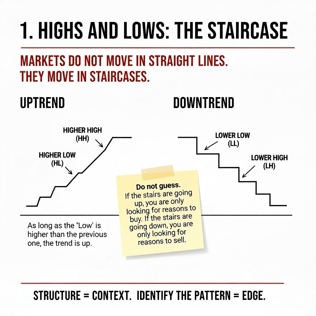 Market structure - highs and lows