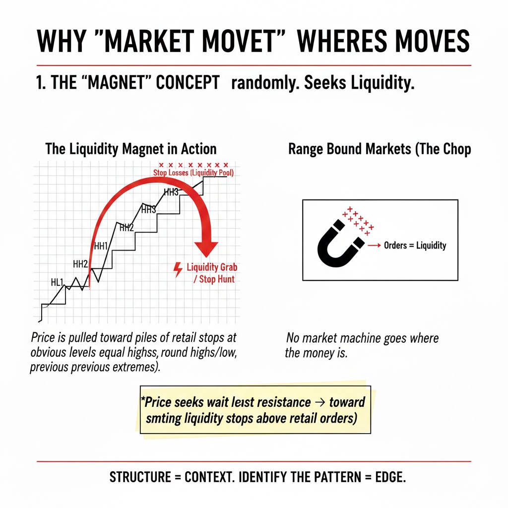 Liquidity magnet concept