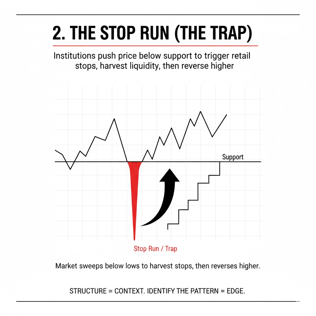 Stop run manipulation
